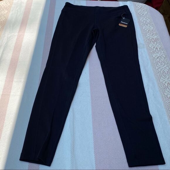 Reebok Tight Fit Black Leggings New With Tags - Picture 1 of 8